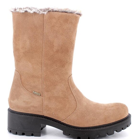 NEW IGI&CO Made In Italy Suede Booties Caramel for women 561mn - Picture 1 of 5